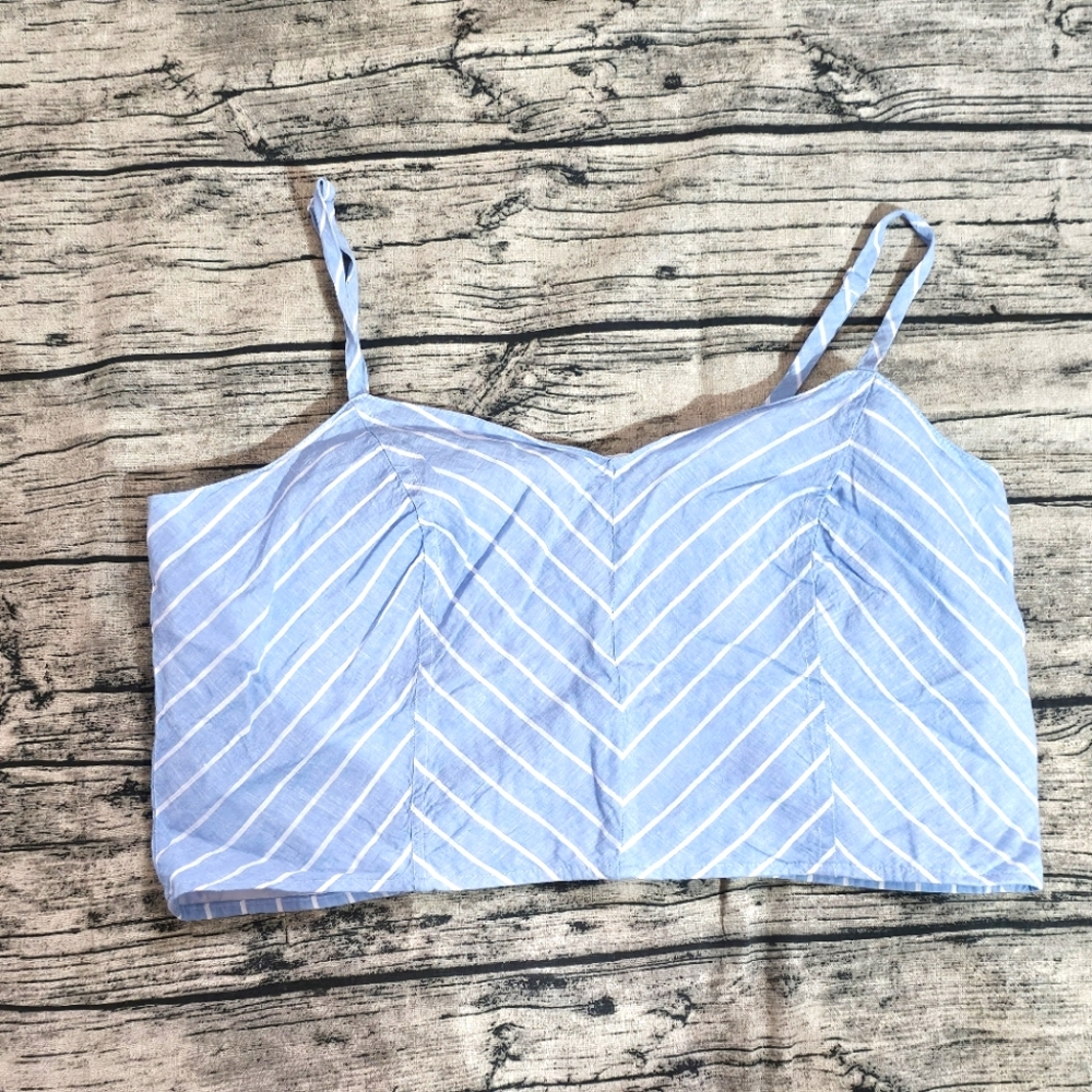 Lane Bryant Chevron Crop Top